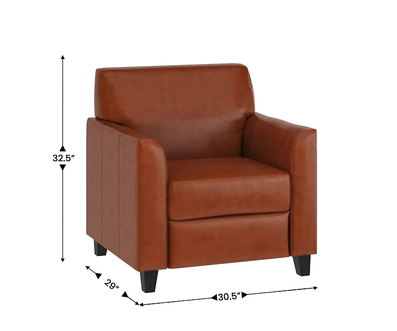 Chair With Clean Line Stitched Frame