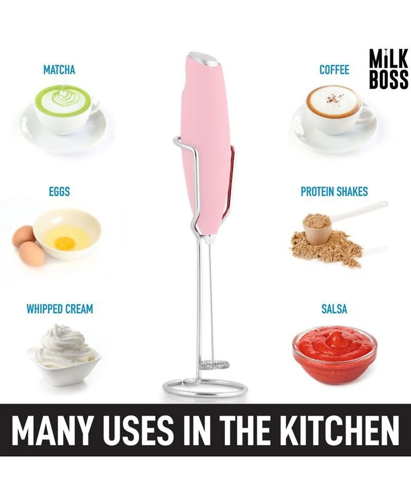 Milk Boss Frother With Holster Stand