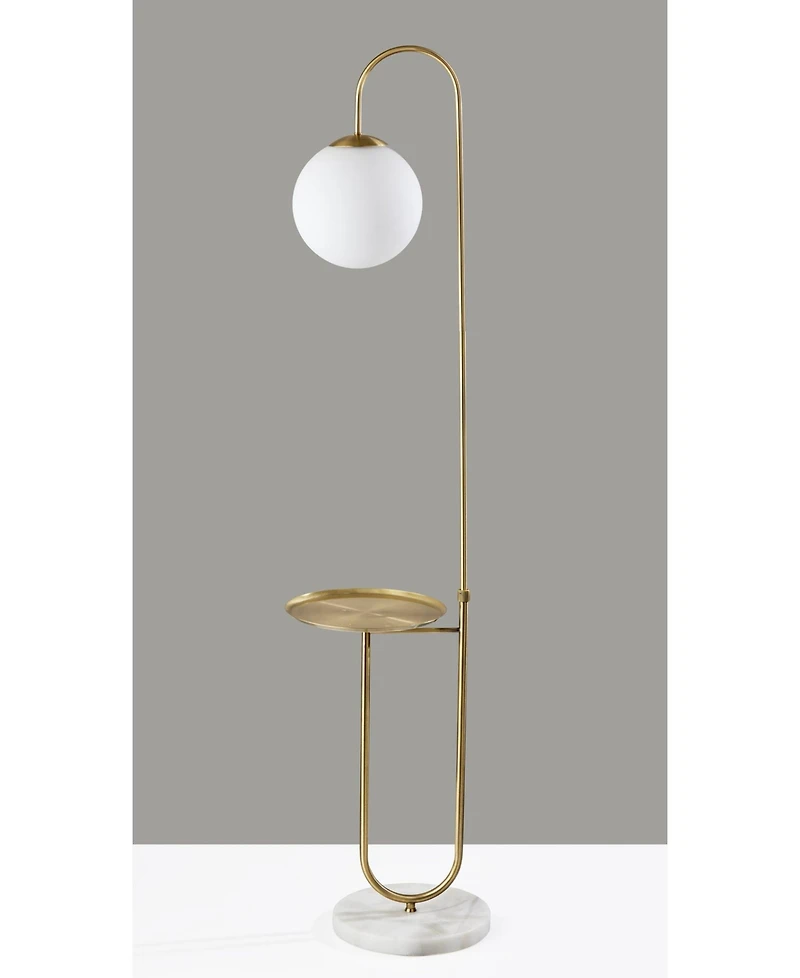 Adesso 61.25" Terra Shelf Floor Lamp