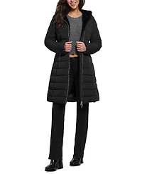 Guess Women's Faux-Fur-Lined Hooded Puffer Coat