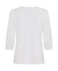 Olsen Women's 3/4 Sleeve V-Neck T-Shirt