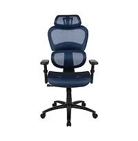 Emma+Oliver Ergonomic Mesh Office Chair-Synchro-Tilt, Headrest, Adjustable Pivot Arms