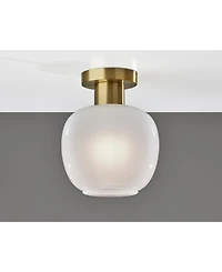 Adesso 11" Magnolia Flush Mount