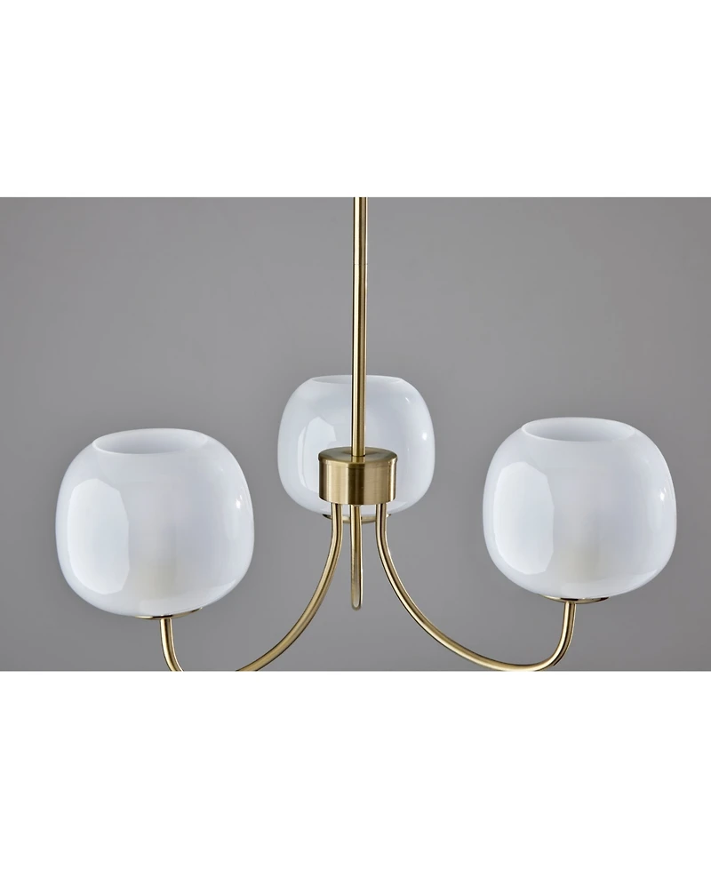 Adesso 24.5" Magnolia Chandelier