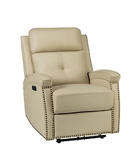 Damian Genuine Leather Power Recliner