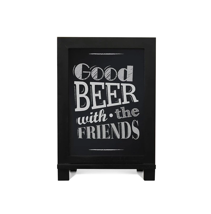 Hanging Or Tabletop Chalkboard With Legs/Wedding Table Sign/Kitchen Countertop Memo Board