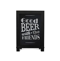Hanging Or Tabletop Chalkboard With Legs/Wedding Table Sign/Kitchen Countertop Memo Board