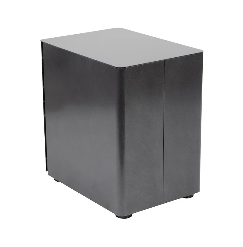 Emma+Oliver Modern 3-Drawer Mobile Locking Filing Cabinet Storage Organizer