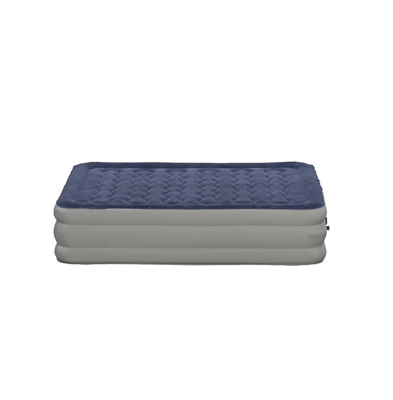 Emma+Oliver 18 Inch Raised Inflatable Air Mattress With Internal Electric Pump