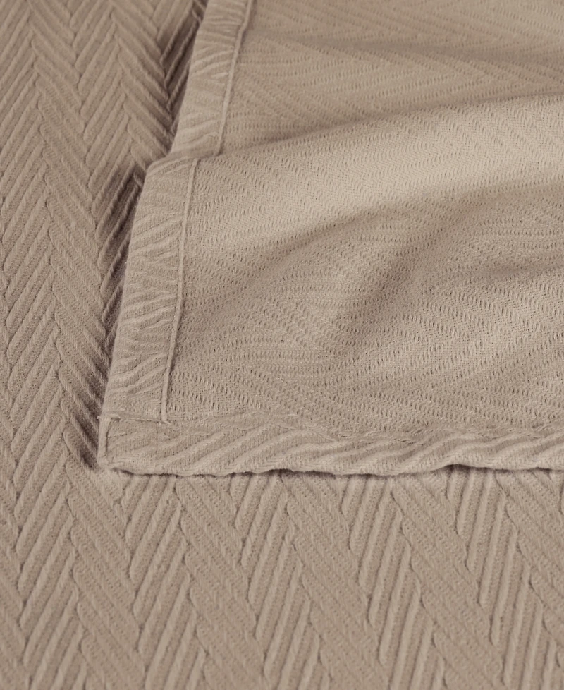 Superior Chevron All Season Cotton Blanket, Full/Queen