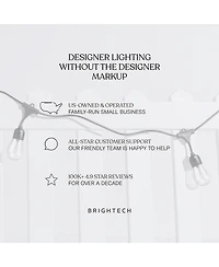 Brightech Ambience Pro 24 ft. Indoor/Outdoor Incandecent Weatherproof 11-Watt String Lights