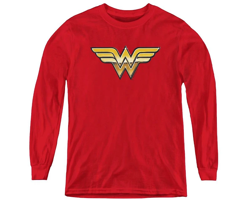 Justice League Boys of America Youth Golden Long Sleeve Sweatshirts