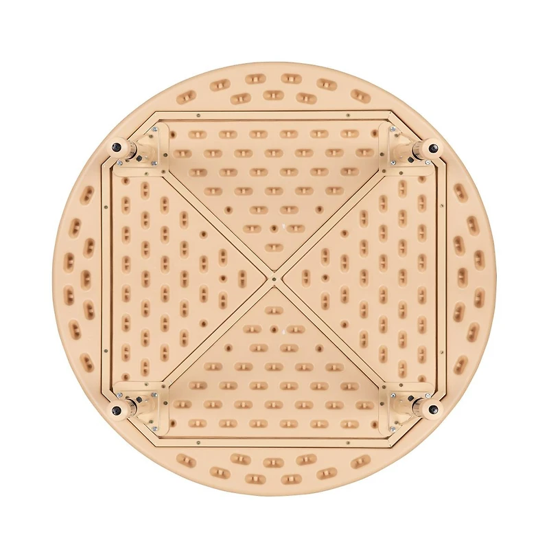 45" Round Plastic Height Adjustable Activity Table