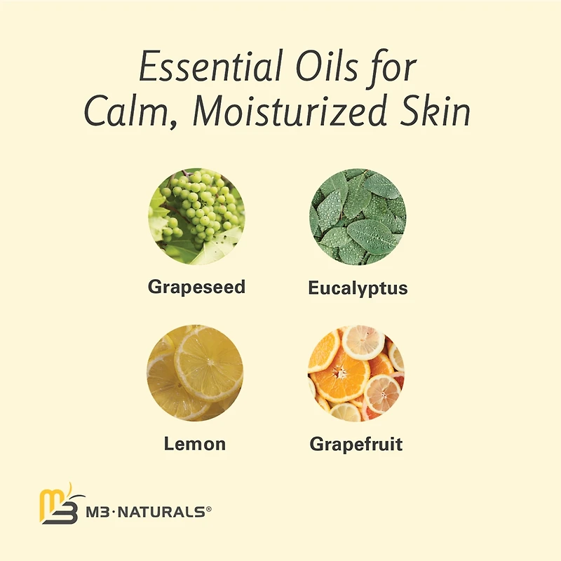 M3 Naturals - Ylang Ylang and Ginger Massage Lotion Infused with Collagen Stem Cell and Natural Essential Oils