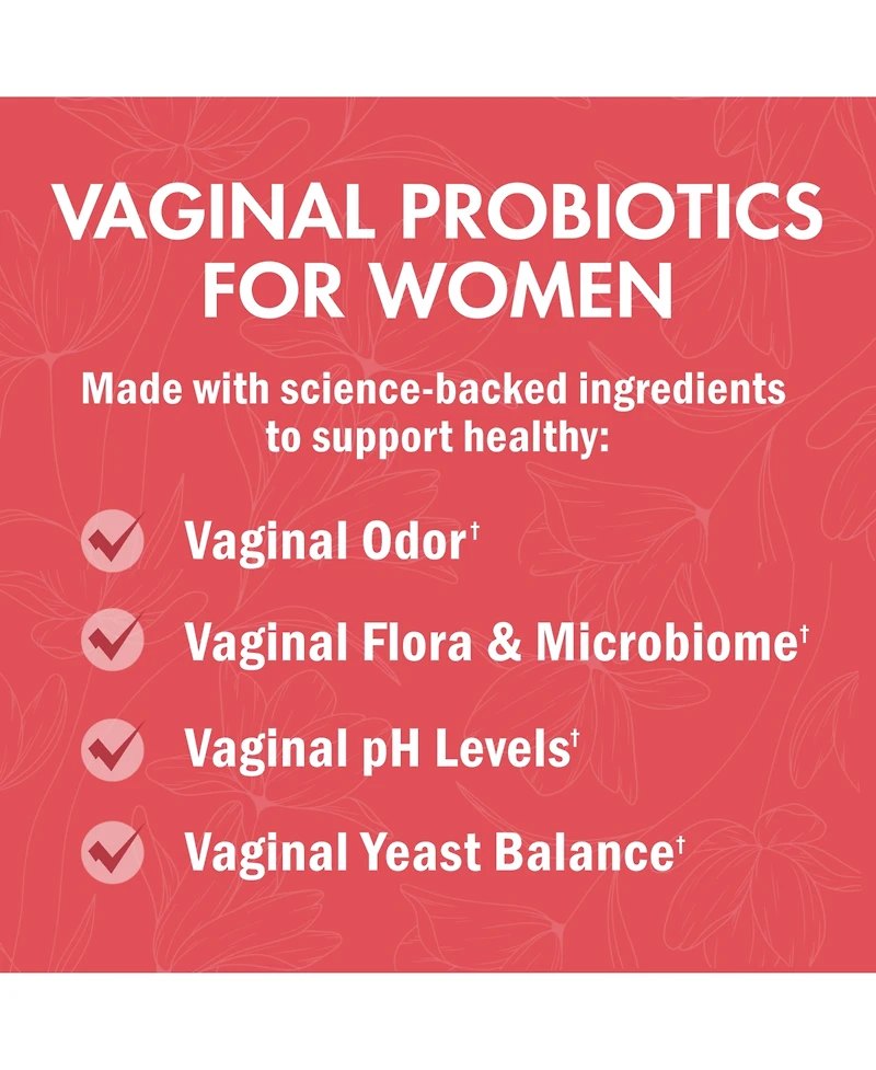 Vaginal Probiotics - Healthy Vaginal Odor & pH Balance