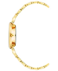 Anne Klein Women's Quartz Gold-Tone Alloy Link and Mother of Pearl Bracelet Watch, 30mm