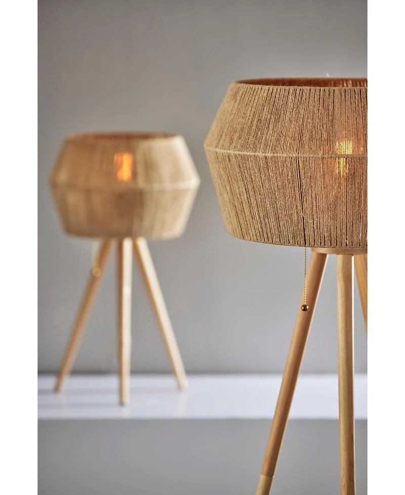 Adesso 61" Wood Montana Floor Lamp