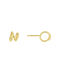 And Now this 18K Gold Plated Ear bud Holder Earring