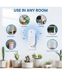LiBA Plug-in Electric Bug Zapper Mosquito Flying Insect Trap - 3 Refills