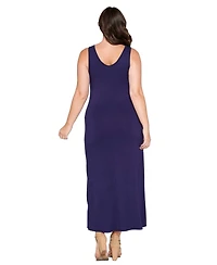 L I V D Plus Size Everyday Essential Tank Maxi Dress