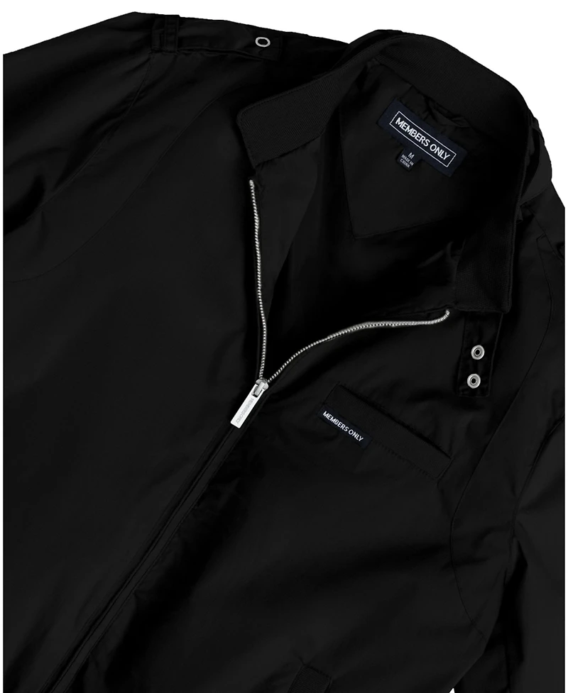 Men's Big & Tall Classic Iconic Racer Jacket (Slim Fit)