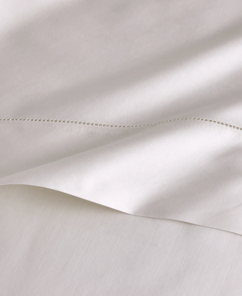 Sferra Fiona Sateen Cotton Flat Sheet, Full/Queen