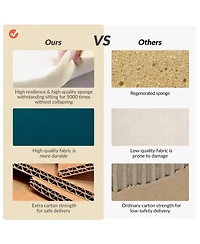 Hulala Home Elastus Modern Club Chair with Metal Legs