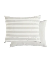 Closeout! Lacoste Home Court Stripe 3-Pc. Comforter Set, King