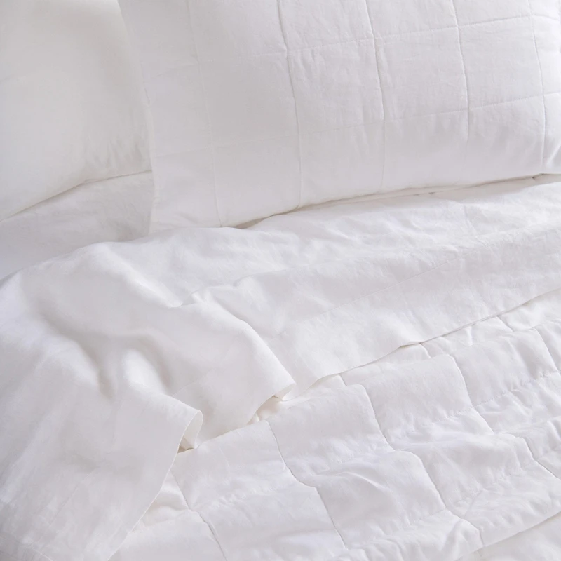 French Linen 3pc Quilt & Sham Set - King/Cal King