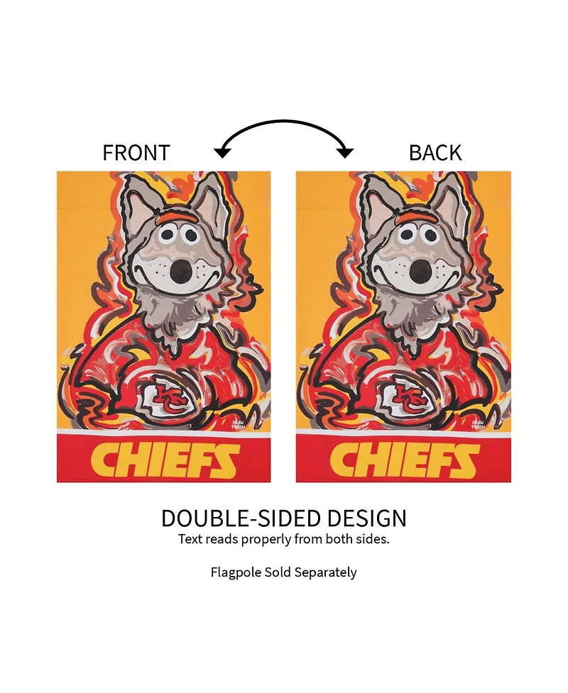 Evergreen Kansas City Chiefs, Suede Justin Patten Flag