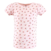Hudson Baby Girls Short Sleeve T-Shirts, Ice Cream Dino