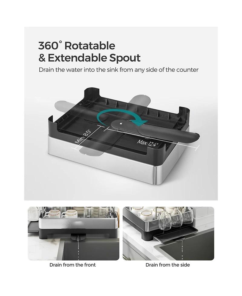 Slickblue 2 Tier Dish Rack
