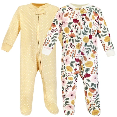 Hudson Baby Baby Boys Hudson Cozy Quilted Zip-Up Lounger for Sleep & Play