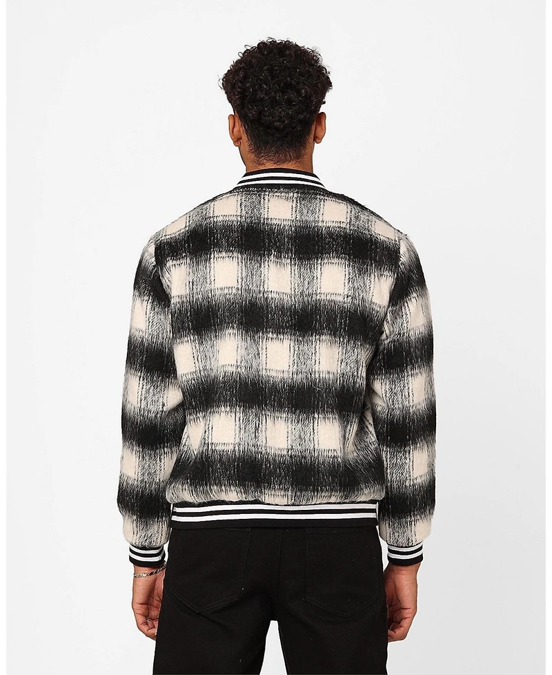 Xxiii Men's Kolab Checkered Jacket