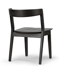 Glamour Home 29.53" Astor Rubberwood Dining Chair, Set of 2