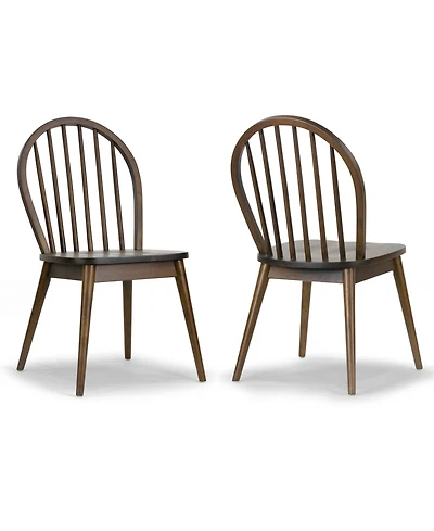 Glamour Home 36.22" Astra Rubberwood Dining Chair