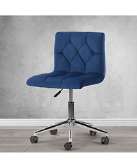 Glamour Home 34.25" Amali Fabric, Metal Task Chair