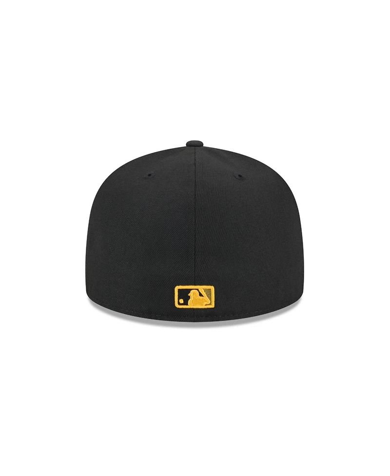 New Era Men's Black Cleveland Guardians 2024 Armed Forces Day On-Field 59FIFTY Fitted Hat