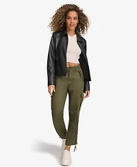 Levi's Women's Faux Leather Laydown Collar Jacket