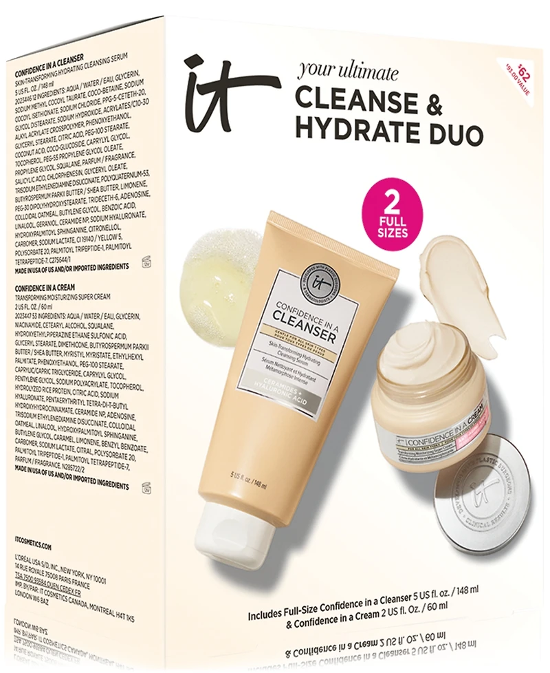 It Cosmetics 2-Pc. Cleanse & Hydrate Set