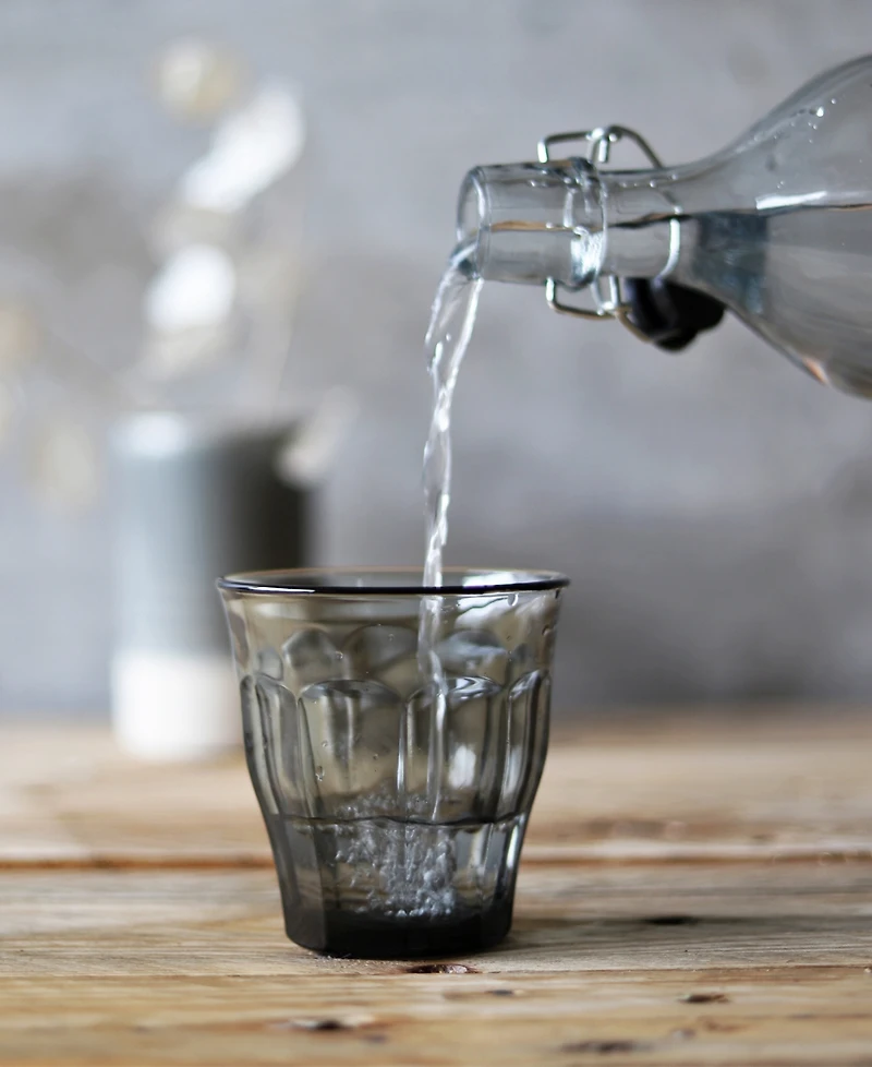 Duralex Picardie Grey Tumbler - 8 3/8 Oz.- Set Of 6