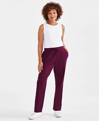 Style Co Womens Mid Rise Drawstring Waist Sweatpants Pp 4x Created For Macys