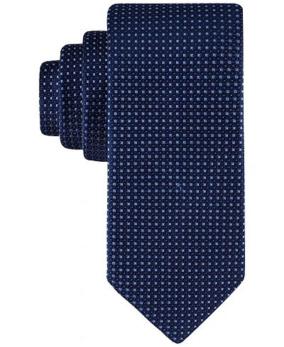 Calvin Klein Men's Sabrina Micro-Grid Tie