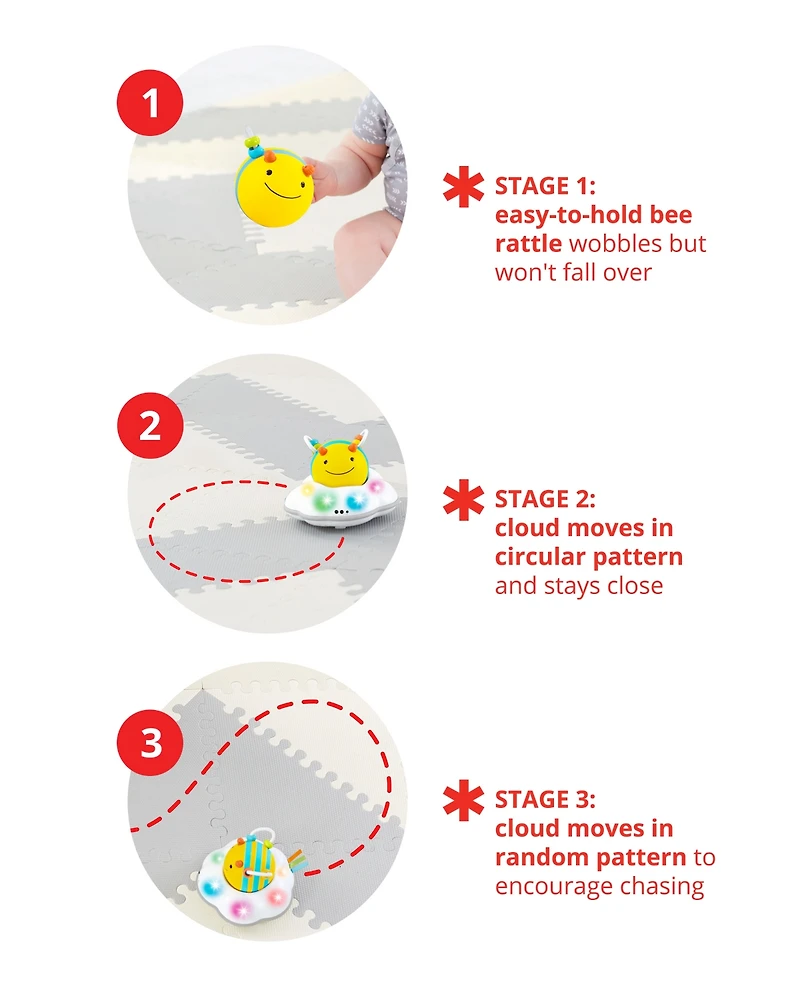 Skip Hop Explore & More Follow-Bee Crawl Toy