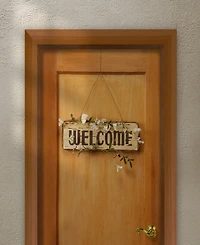National Tree Company 21 Welcome Door Sign