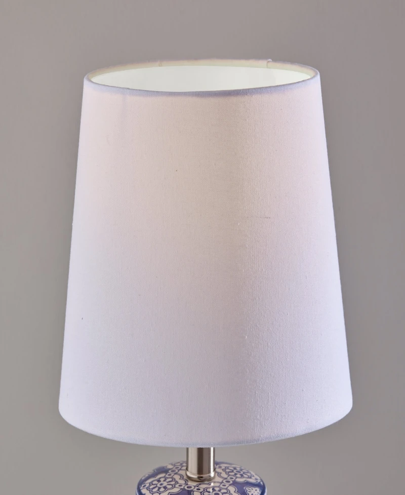 Adesso 17" Ceramic Polly Set of 2 Table Lamps