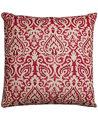 Rizzy Home Damask Polyester Filled Decorative Pillow, 22" x