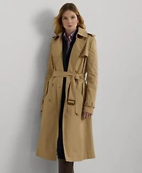 Lauren Ralph Lauren Womens Double Breasted Trench Coat 0 22w