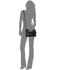 Style & Co. Whipstitch East West Flap Small Crossbody