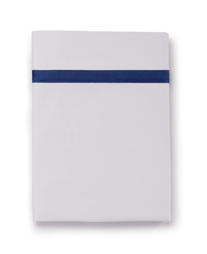 Sferra Estate Woven Cotton Flat Sheet, Full/Queen
